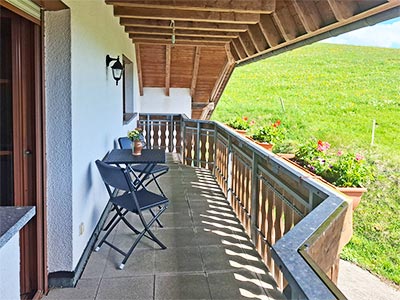 Balkon mit Aussicht