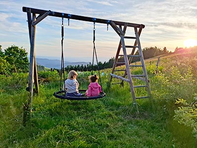 Schaukel mit Ausblick